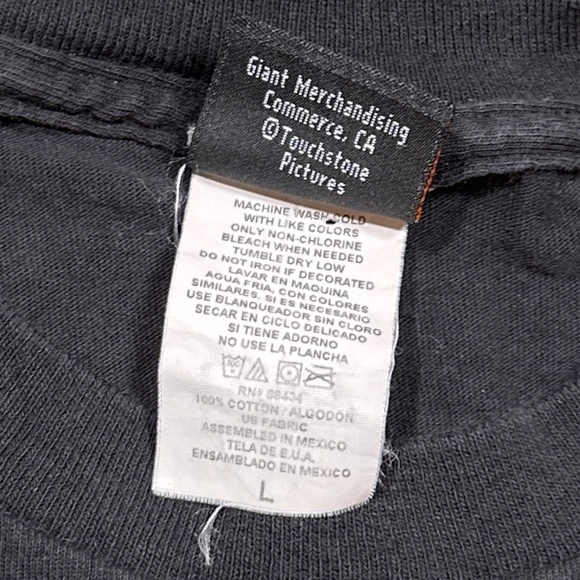 Vintage Y2K Nightmare Before Christmas Jack Skellington Disney T Shirt Mens L - Picture 8 of 8